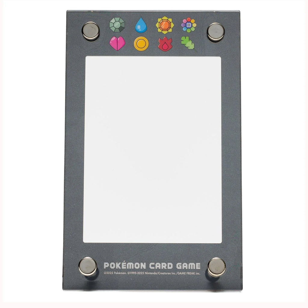Pokémon Center Display Frame – Gym Badges Red & Green