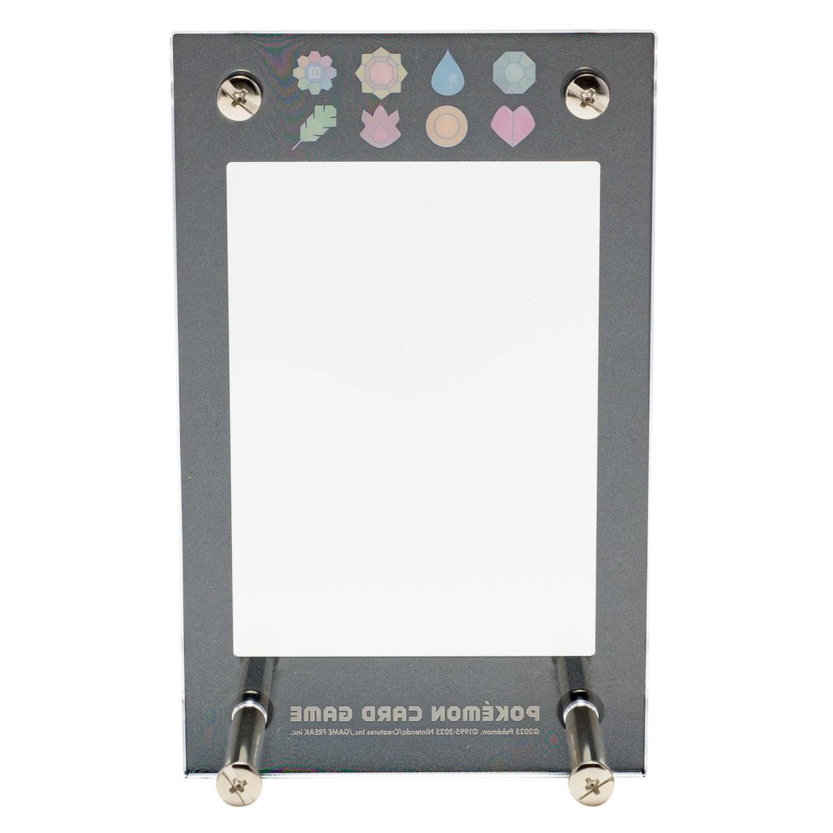 Pokémon Center Display Frame – Gym Badges Red & Green