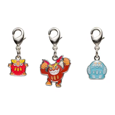 Pokémon Center Original - Darumaka & Darmanitan Keychain Charm