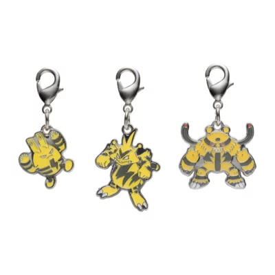 Pokémon Center Original - Elekid, Electabuzz & Electivire Keychain Charm