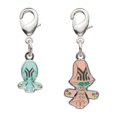 Pokémon Center Original - Elgyem & Beheeyem Keychain Charm