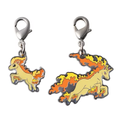 Pokémon Center Original - Ponyta & Rapidash Keychain Charm